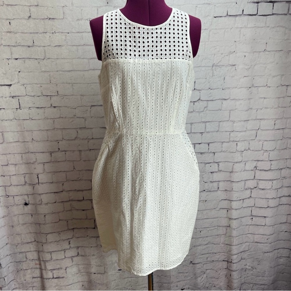 NWOT Banana Republic White Eyelet Lace Dress - 6